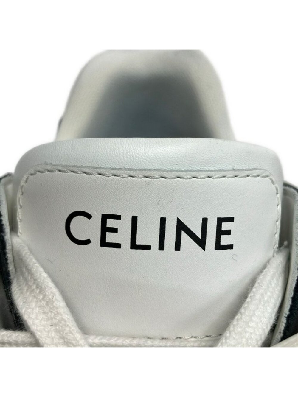 Celine Sneakers 42 Lace Up Low Optic White Black - Picture 9 of 9